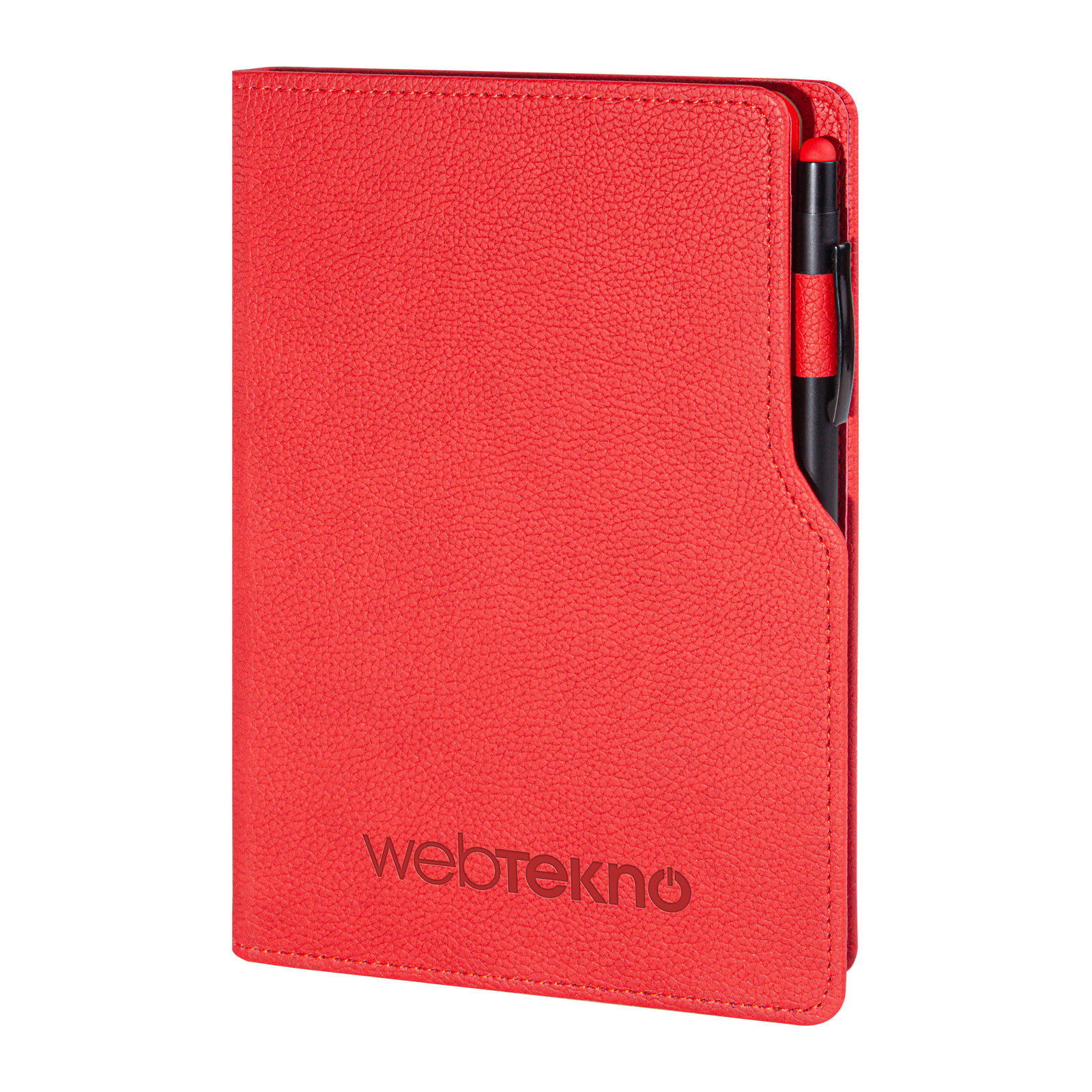 BAHÇELİEVLER KIRMIZI TARİHSİZ DEFTER (14,5X21 CM) - Ajandalar | BaskıYeri
